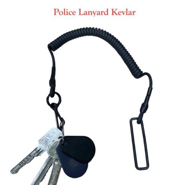 POLICE LANYARD BLACK