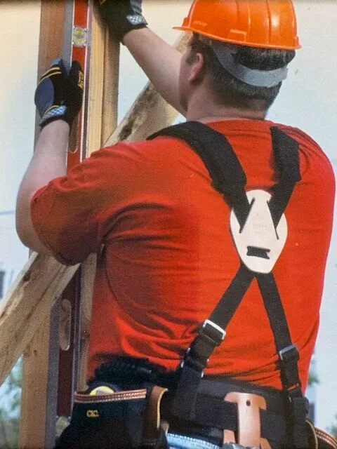 Padded Construction Suspenders "Snickar Hängslen"